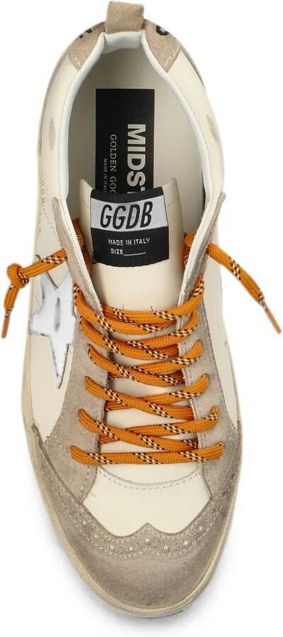 Golden Goose Mid Star sneakers met gerafeld effect Beige - Foto 3