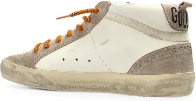 Golden Goose Mid Star sneakers met gerafeld effect Beige - Foto 4