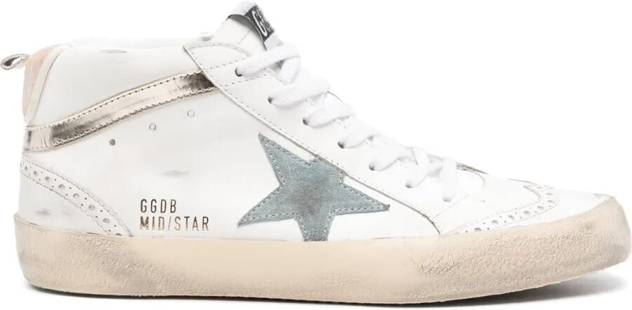 Golden Goose Mid Star sneakers Wit