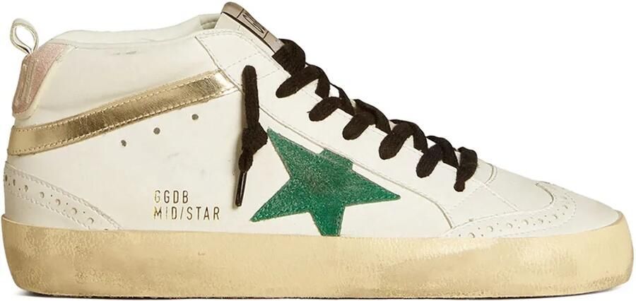 Golden Goose Mid Star sneakers Wit