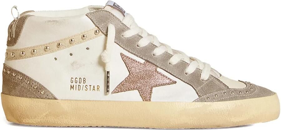 Golden Goose Mid Star sneakers Wit