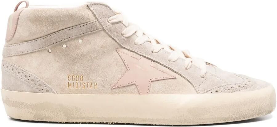 Golden Goose Mid Star suède sneakers Beige