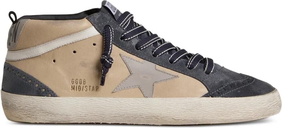 Golden Goose Mid Star suède sneakers Beige