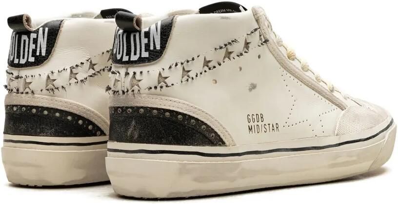 Golden Goose Mid Star "White Black" sneakers Wit - Foto 3