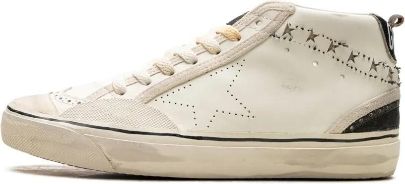 Golden Goose Mid Star "White Black" sneakers Wit - Foto 4