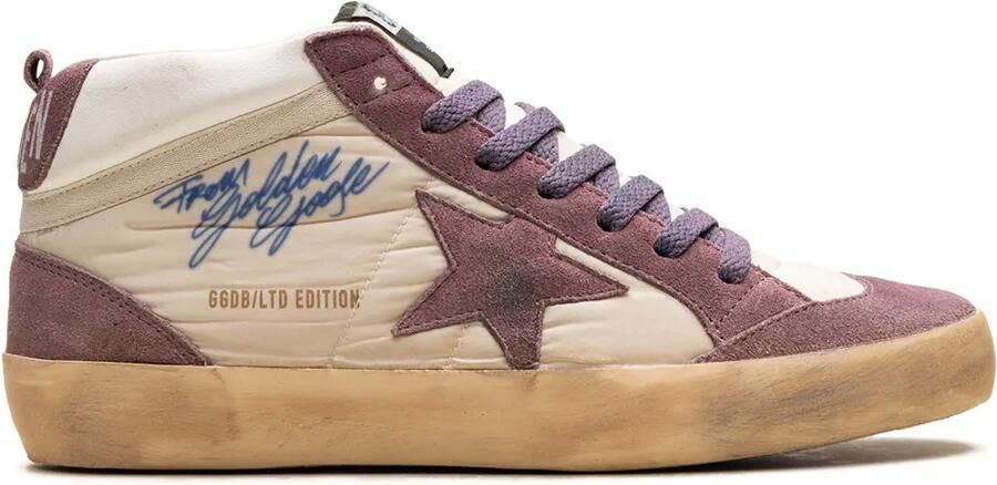 Golden Goose Mid Star "Wistful Mauve Cream White" sneakers Roze