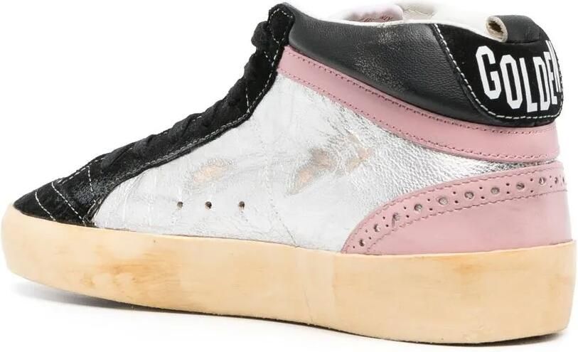 Golden Goose Mid Star WMNS "Black Silver Pink" sneakers Zilver - Foto 2