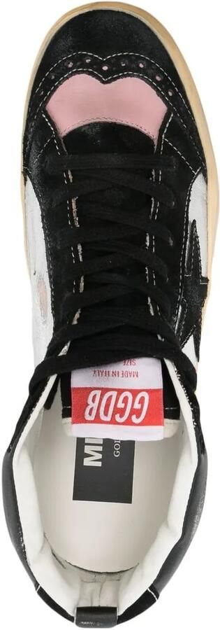Golden Goose Mid Star WMNS "Black Silver Pink" sneakers Zilver - Foto 4