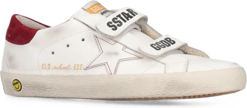 Golden Goose Old School leren sneakers met ster-patch Wit