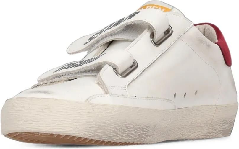 Golden Goose Old School leren sneakers met ster-patch Wit - Foto 3