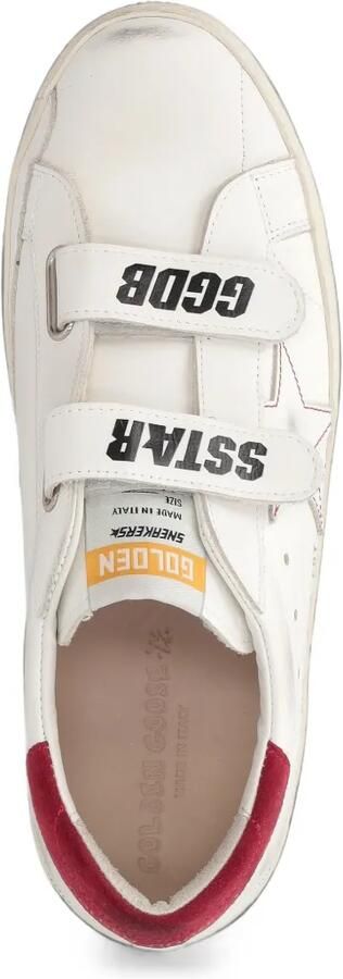 Golden Goose Old School leren sneakers met ster-patch Wit - Foto 4
