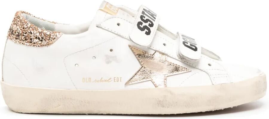 Golden Goose Old School leren sneakers Wit