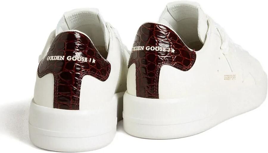 Golden Goose Purestar leren sneakers Wit - Foto 3
