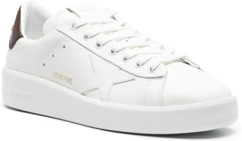 Golden Goose Purestar leren sneakers Wit - Foto 2