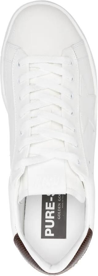 Golden Goose Purestar leren sneakers Wit - Foto 4