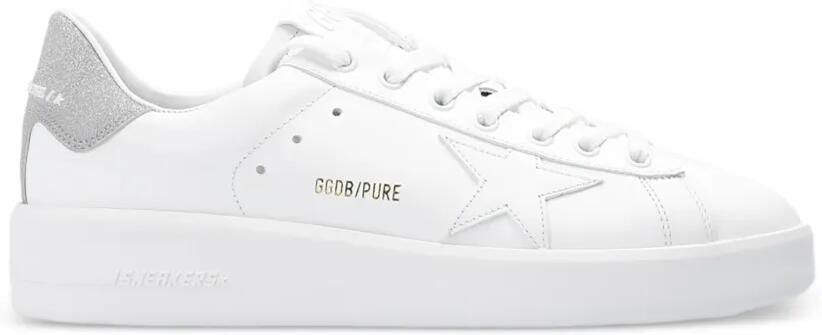 Golden Goose Purestar sneakers met glitter Wit
