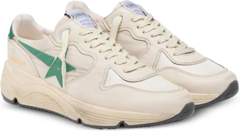 Golden Goose Running Sole nylon en leren sneakers met leren ster Wit - Foto 4