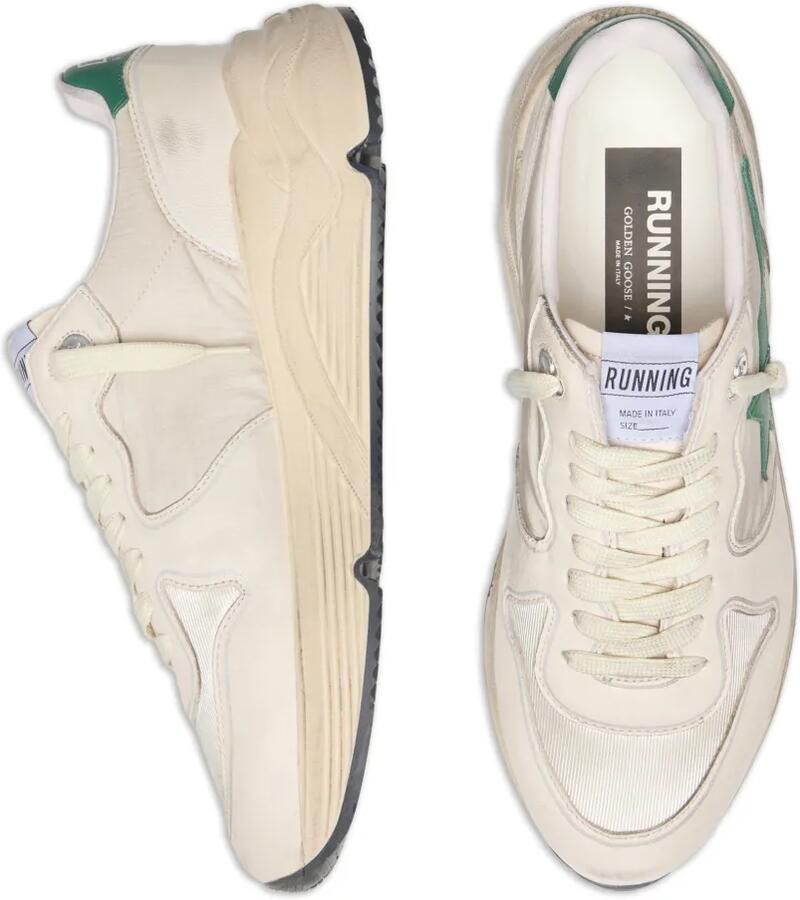 Golden Goose Running Sole nylon en leren sneakers met leren ster Wit - Foto 2