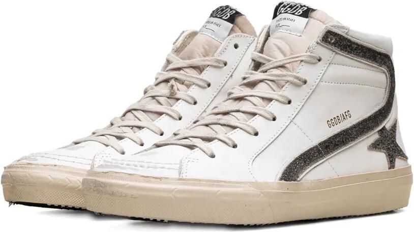 Golden Goose Slide leren sneakers Wit - Foto 4