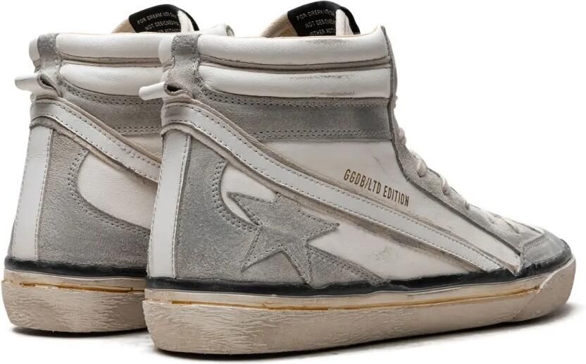 Golden Goose Slide "White Ice" sneakers Wit - Foto 3
