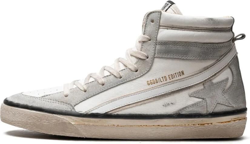 Golden Goose Slide "White Ice" sneakers Wit - Foto 4