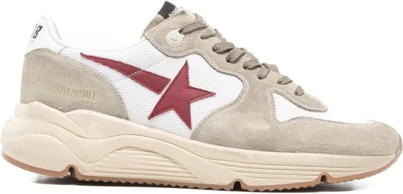 Golden Goose Sneakers met sterapplicatie en hardloopzool Beige