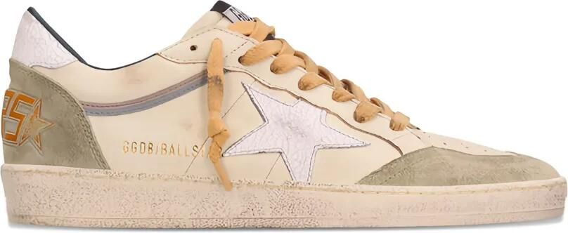 Golden Goose Sneakers met sterrenpatroon Beige