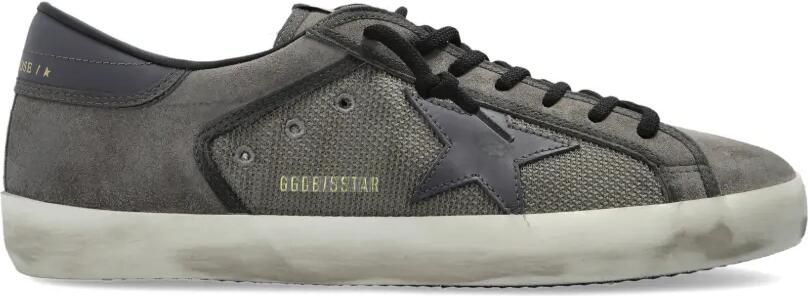 Golden Goose Sneakers met vlakken en ster Grijs
