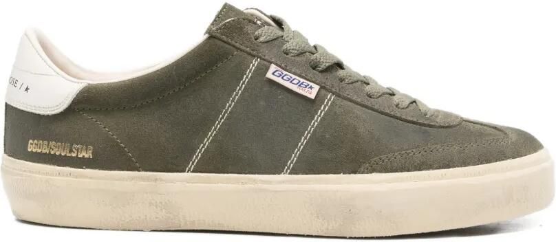 Golden Goose Soul Star sneakers met contrasterende afwerking Groen