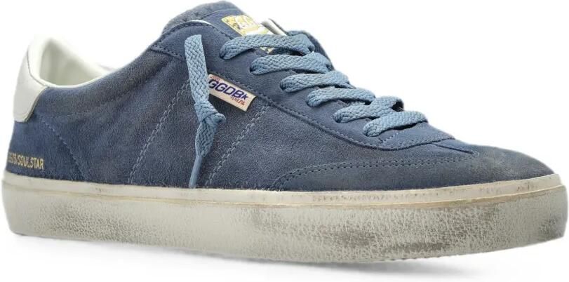 Golden Goose Soul Star suède sneakers Blauw - Foto 5