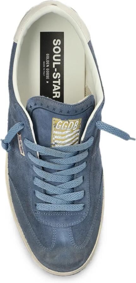 Golden Goose Soul Star suède sneakers Blauw - Foto 3
