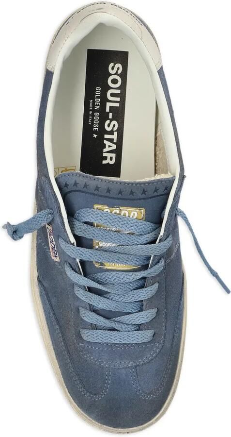 Golden Goose Soul Star suède sneakers Blauw - Foto 3