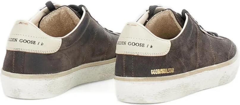 Golden Goose Soul Star suède sneakers Bruin - Foto 4