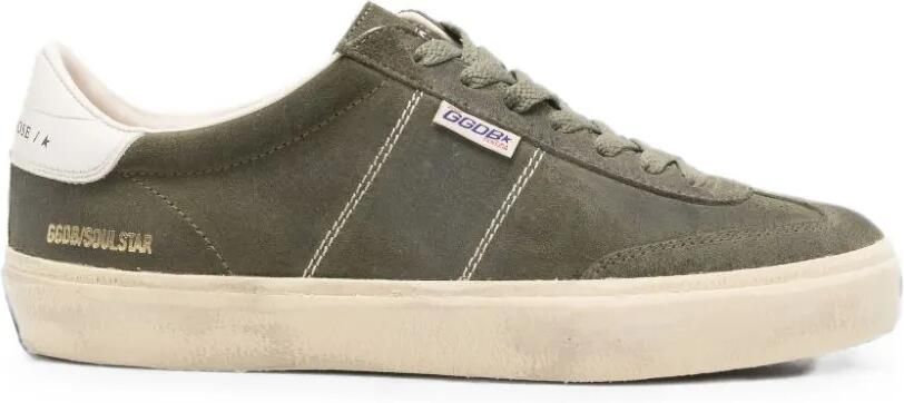 Golden Goose Soul Star suède sneakers Groen