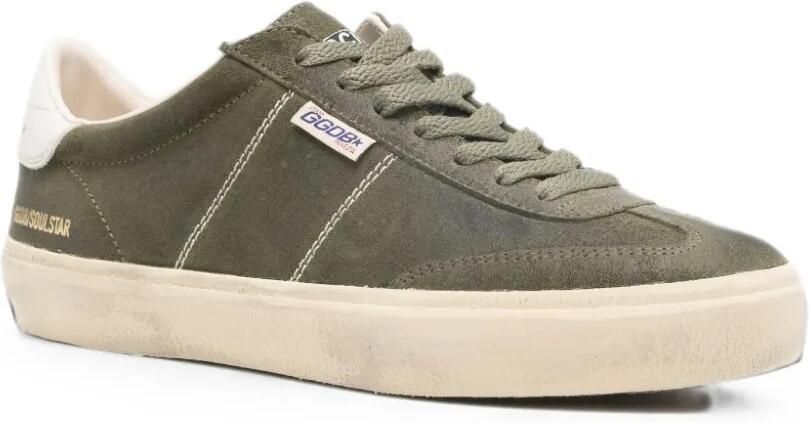 Golden Goose Soul Star suède sneakers Groen - Foto 3