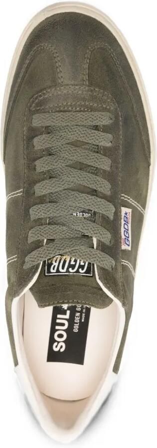 Golden Goose Soul Star suède sneakers Groen - Foto 4