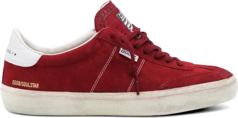 Golden Goose Soul Star suède sneakers Rood