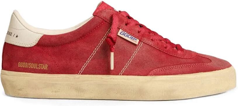Golden Goose Soul Star suède sneakers Rood