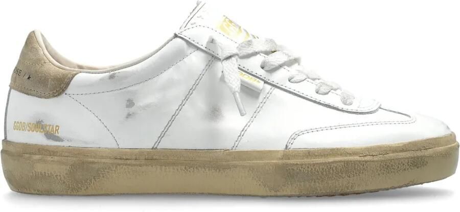 Golden Goose Soul Star suède sneakers Wit