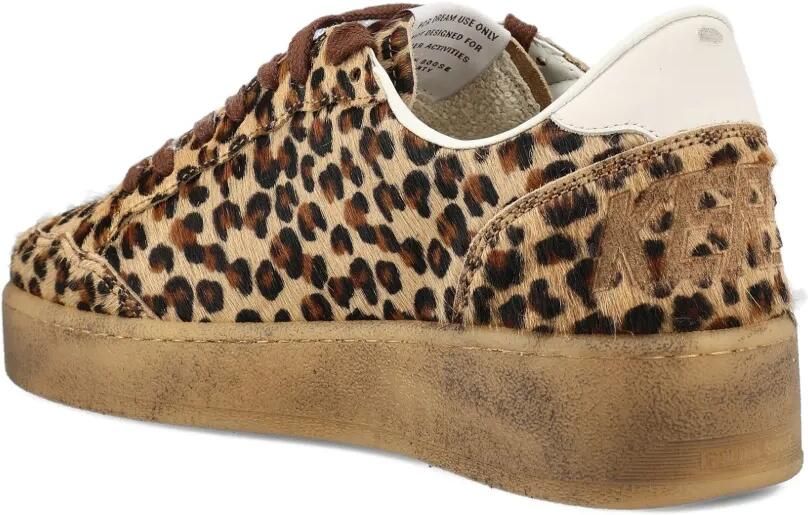 Golden Goose Star leren sneakers met luipaardprint Bruin