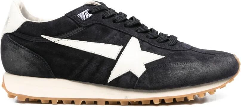 Golden Goose Star suède leren sneakers Zwart