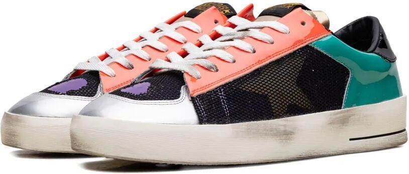 Golden Goose Stardan LAB lakleren en mesh sneakers met ster Zwart - Foto 3