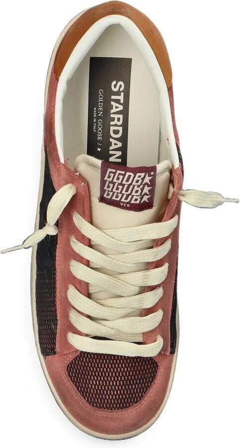 Golden Goose Stardan roze suède sneakers met beige ster - Foto 3