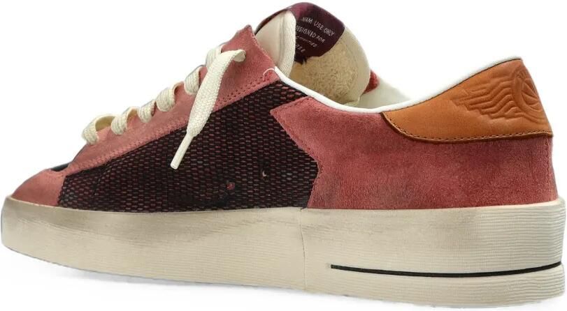 Golden Goose Stardan roze suède sneakers met beige ster - Foto 5