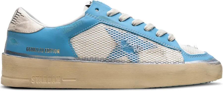 Golden Goose Stardan sneakers met mesh afwerking Blauw
