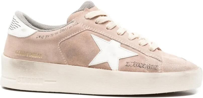 Golden Goose Stardan suède sneakers Beige