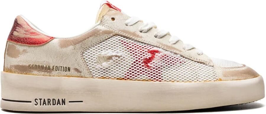 Golden Goose Stardan "White Red" sneakers Wit