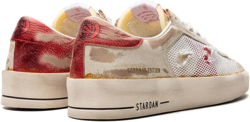 Golden Goose Stardan "White Red" sneakers Wit - Foto 3