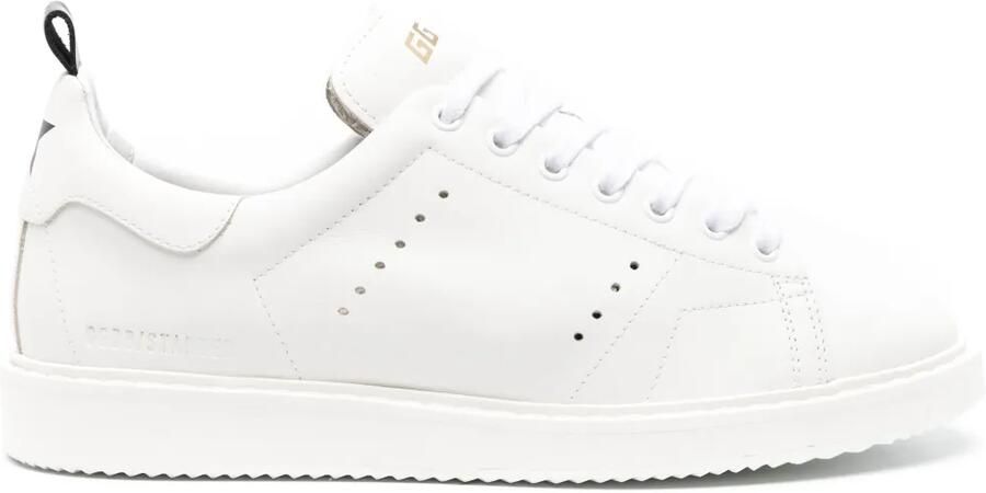 Golden Goose Starter leren sneakers Zwart