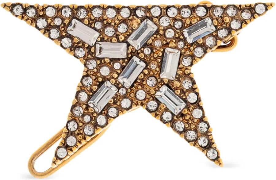 Golden Goose Stervormige schoenclip met kristallen Goud